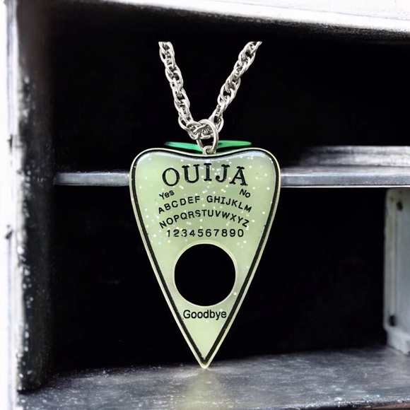 🆕 Ouija Planchette Pendant Necklace Resin/Stainless Steel - Picture 1 of 6